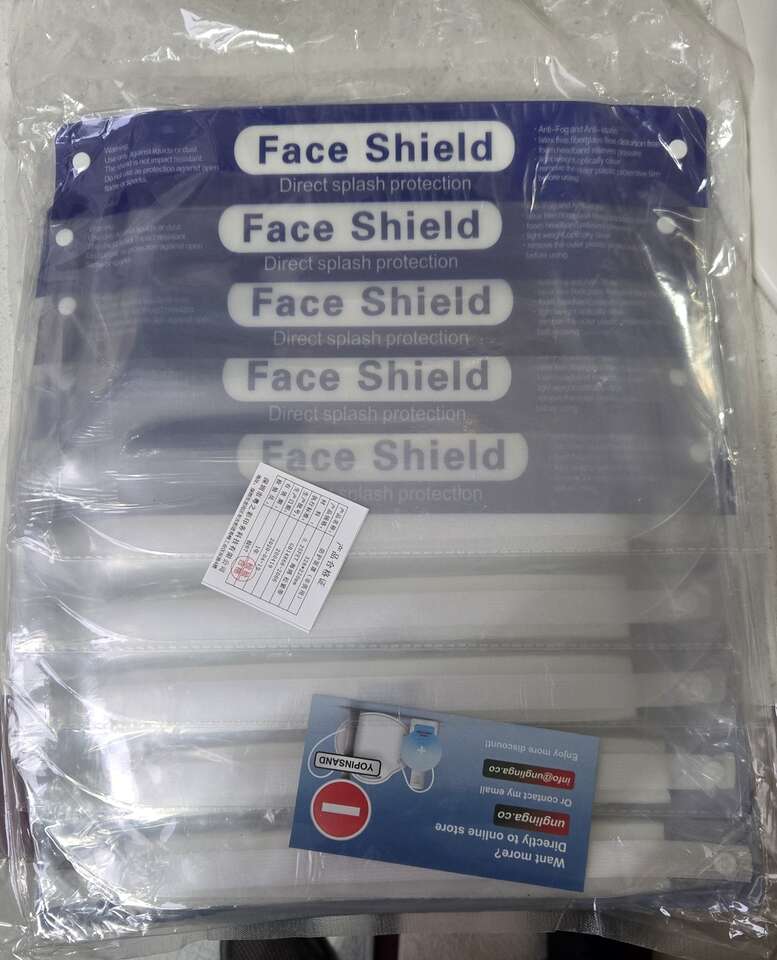 Full Covering Face Shield Brand New Package Of 10 Shields For The Price