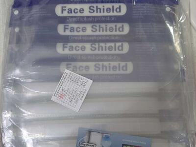 Full Covering Face Shield Brand New Package Of 10 Shields For The Price