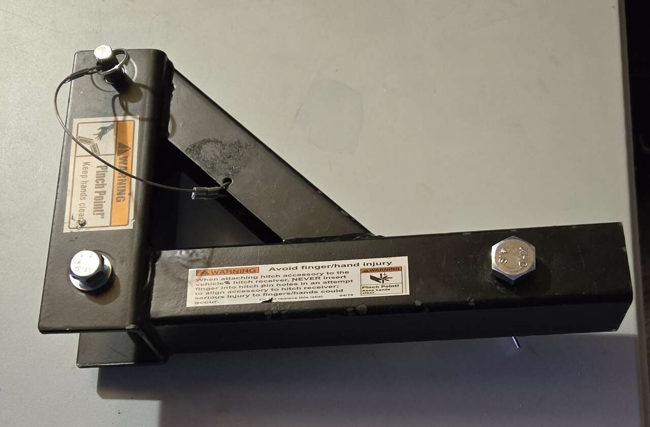 Bolt On Hitch Receiver Shank 2-1/2" Mount Width 13" Length