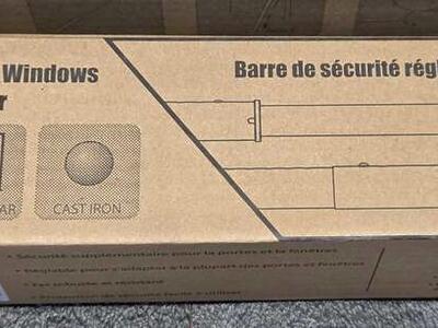 AceMining Adjustable Door Security Bar Stop Door From Being Forced Open.