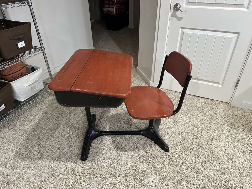Old school desk
