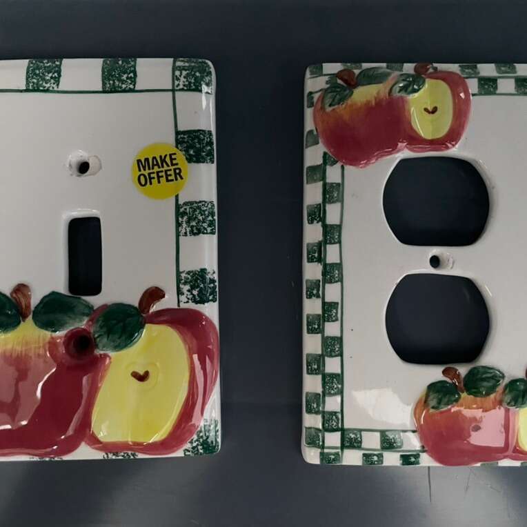 Ceramic Vintage Light Switch And Outlet Covers