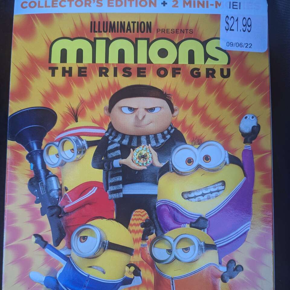 Minions: The Rise of Gru DVD