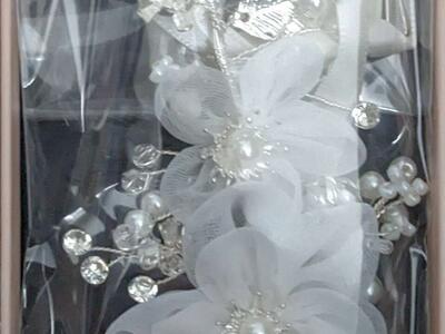 Flower Headpiece - Silver