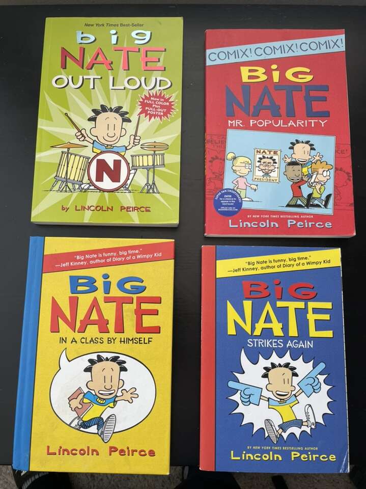 Set Of 4 Big Nate Books