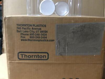 Crystal Clear 5 oz Plastic Vials with Lids