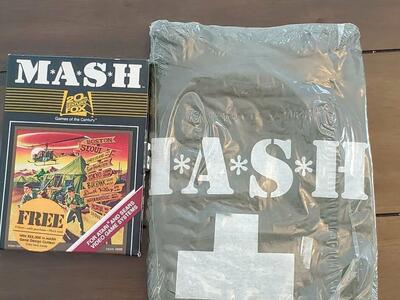 RARE New in box MASH Atari game with tshirt