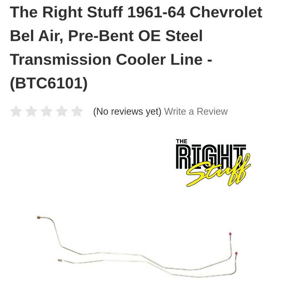 1961-1964 Chev Bel air transmission line