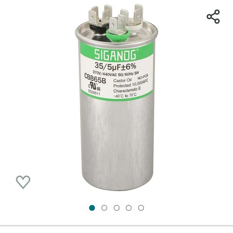 35/5 uF 370 or 440 Volt CBB65B Capacitor Hvac or?