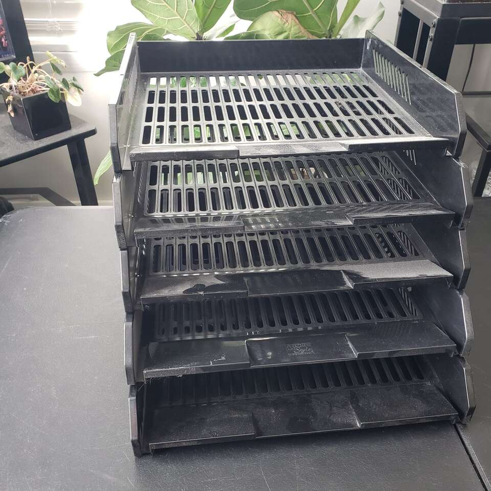 Crop in Style 12x12 Stacker Trays Black