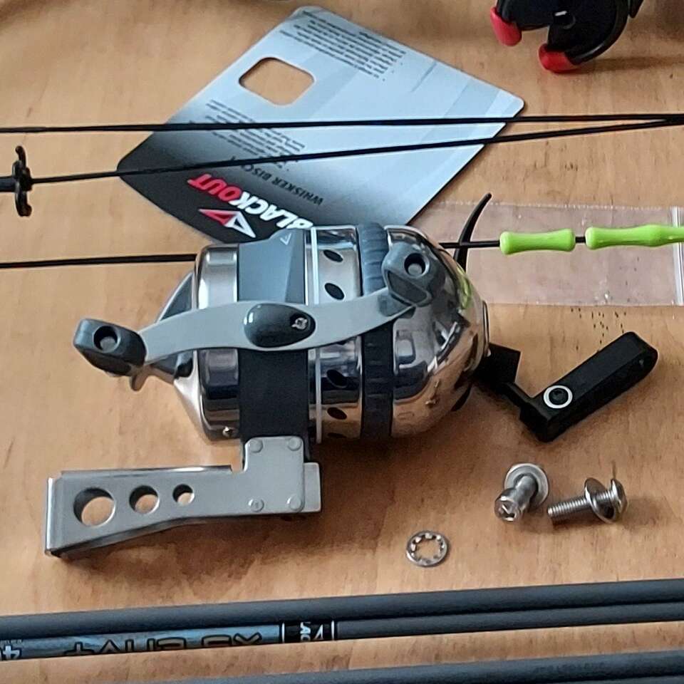 Muzzy bow fishing reel,