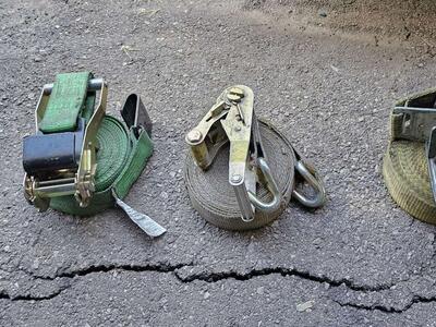 3 x strap & ratchet, 2""30'