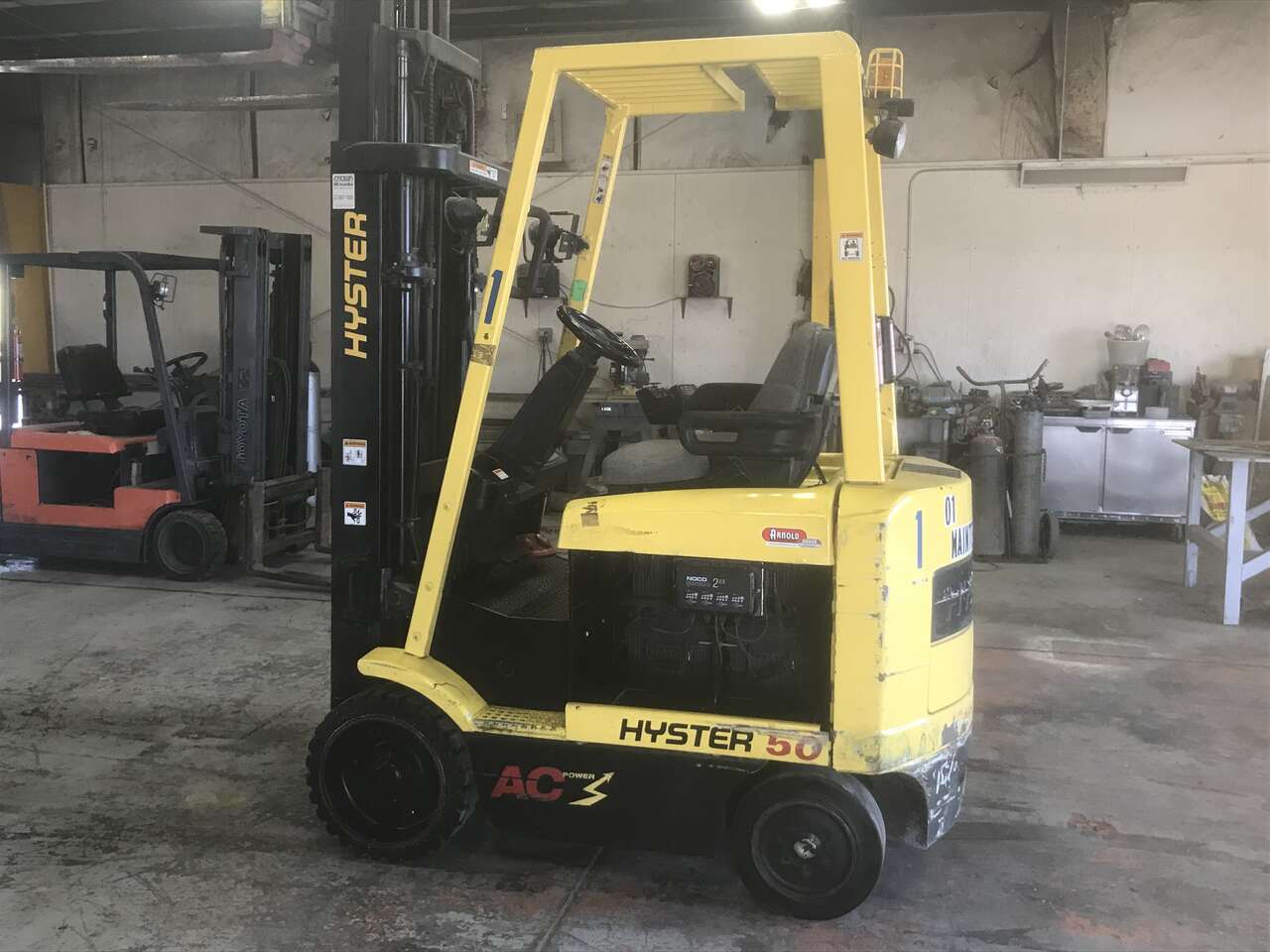 Hyster H50 4 TON ELECTRIC FORK LIFT