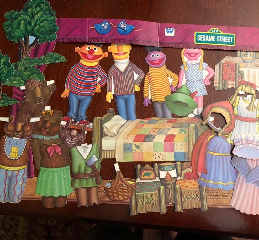 SesameStreet Theater Show Paper Dolls 1980’s