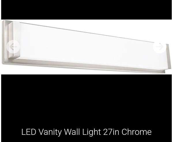 27" LED Vanity Wall Light (Chrome) NEW