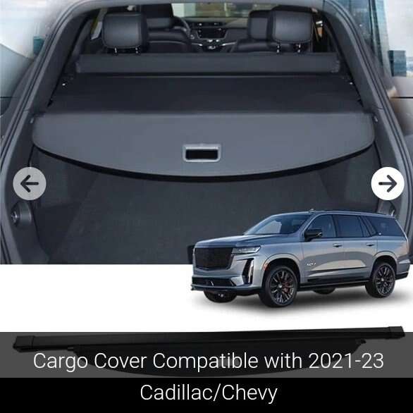 Cargo Cover for 21-23 Chevy / Cadillac (NEW)