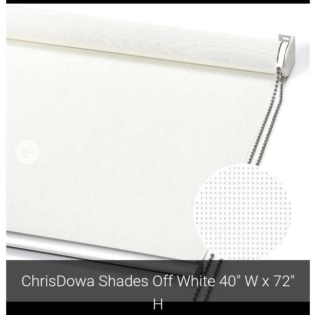 Roller Blinds 40" x 72" (NEW)