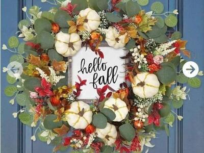18" Fall Wreath (NEW)