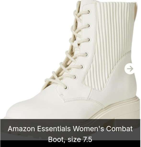 Women's size 7.5 Combat Boots (NEW)