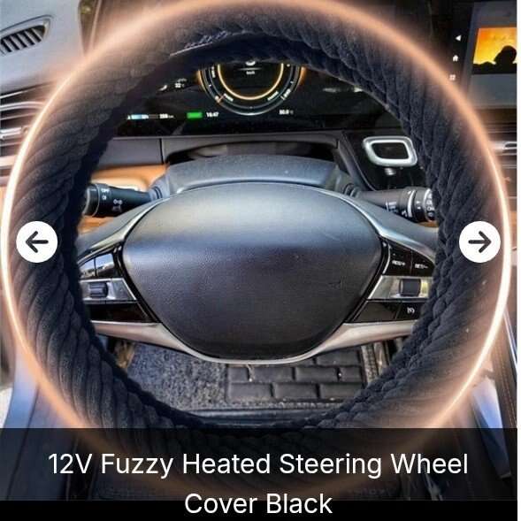 12 volt Heated Steering Wheel Cover (NEW)
