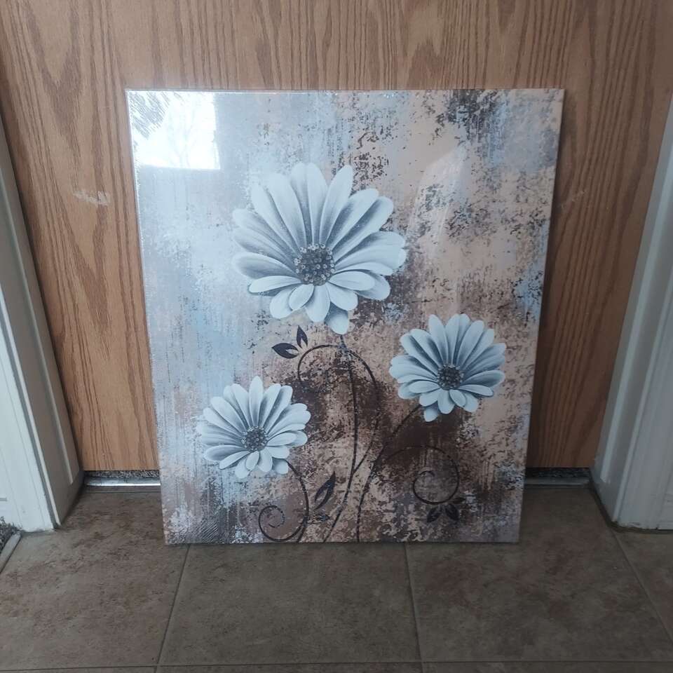 20 x 24 Floral Wall Art (NEW)
