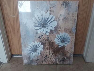 20 x 24 Floral Wall Art (NEW)