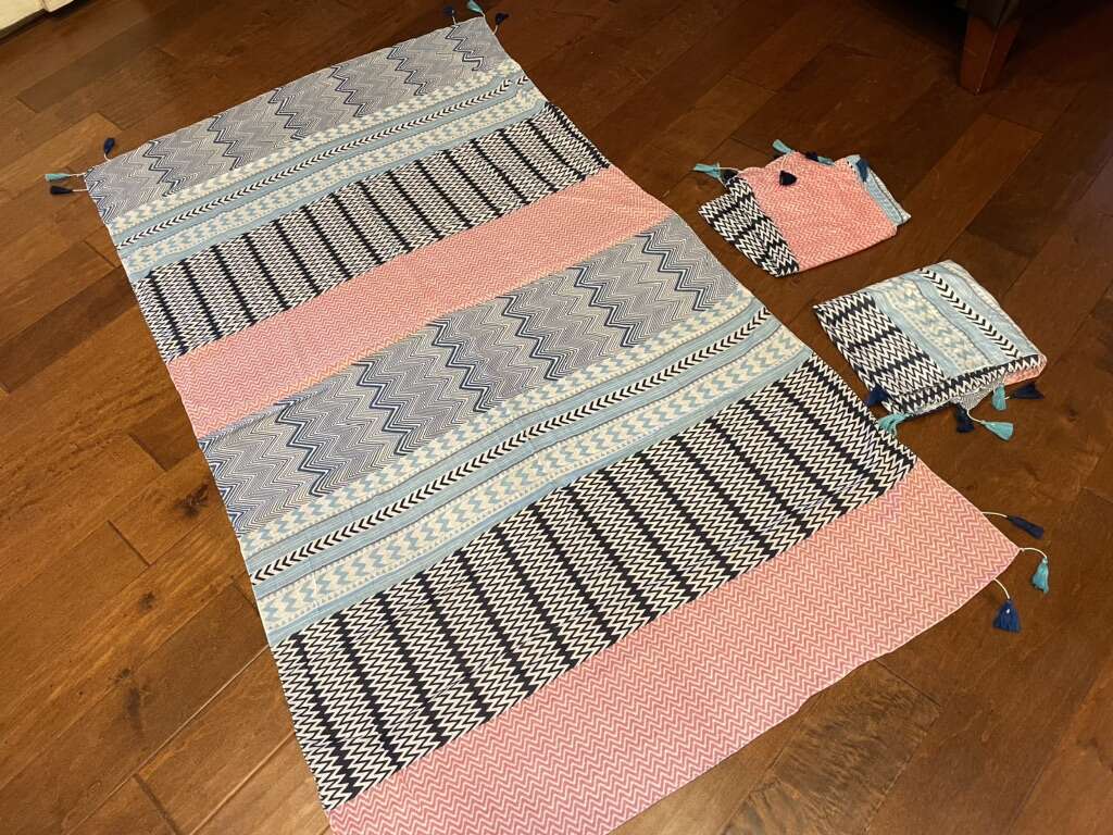 New Large Light Scarf Tassel Corners - 3 Available