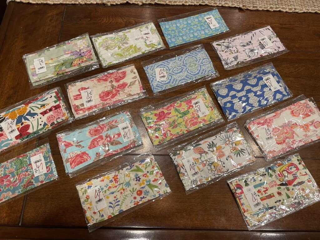 New Really Cute Floral Printed Covid Face Masks