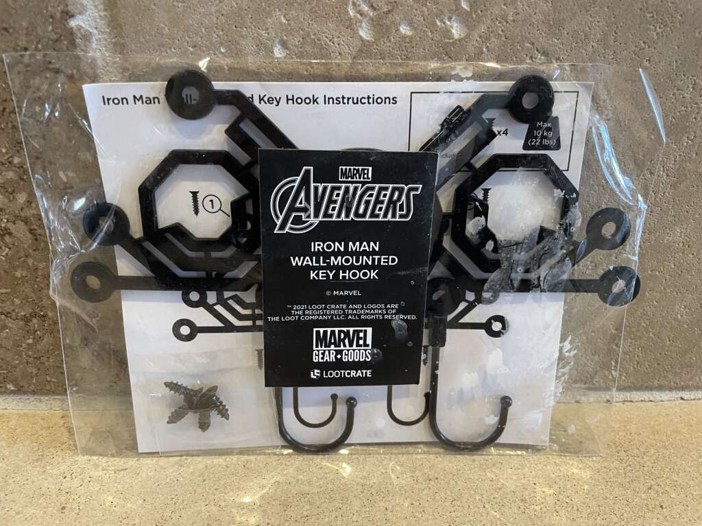 New Marvel Avengers Iron Man Metal Key Hooks