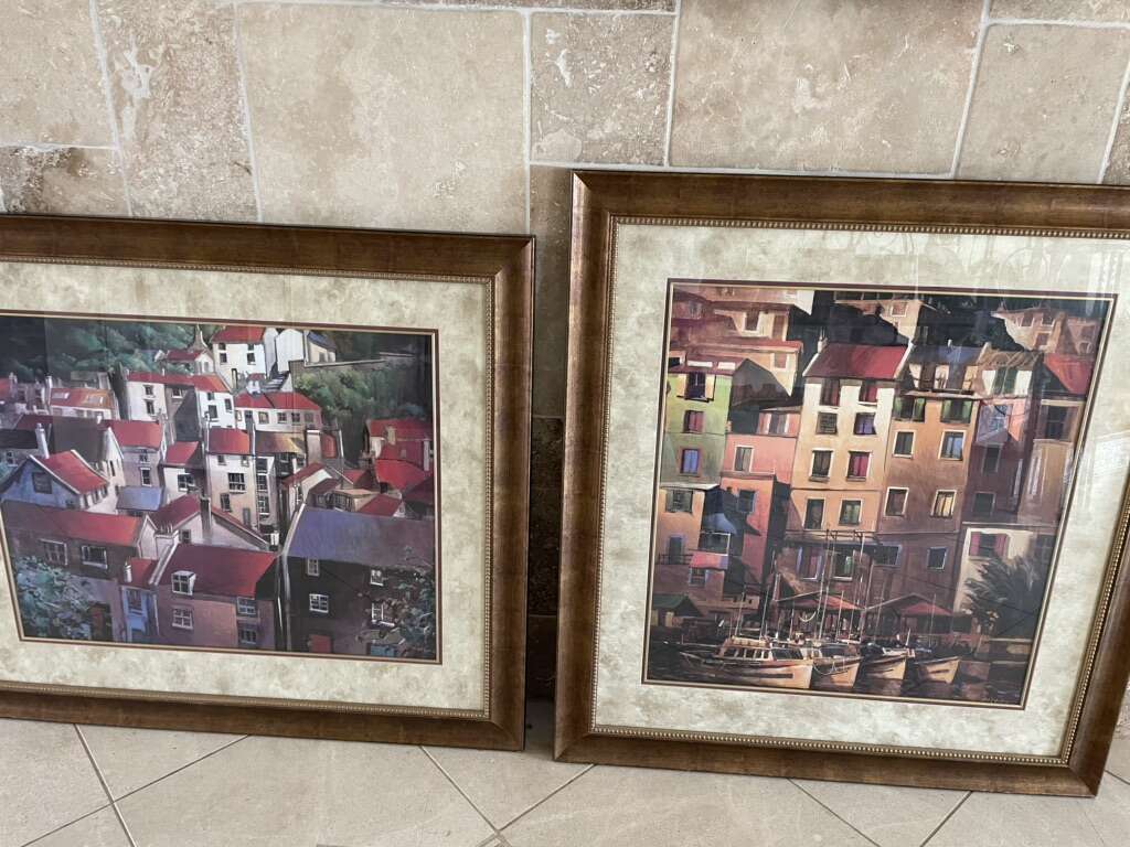 2 Really Large Framed Michael OToole Prints