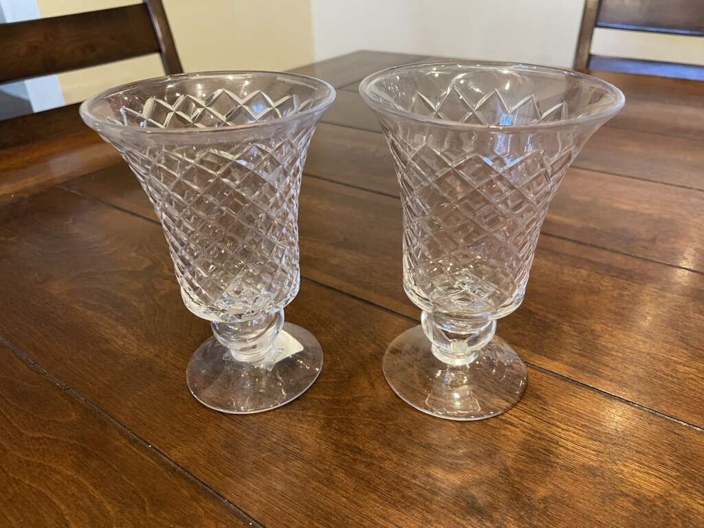 Pair Of Glasses Or Sundae Dishes By Two’s Company