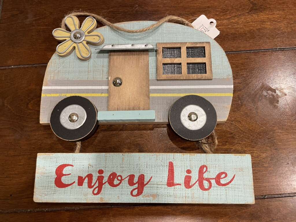 New Wood Camper Sign