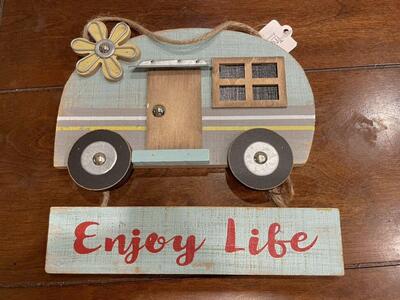 New Wood Camper Sign