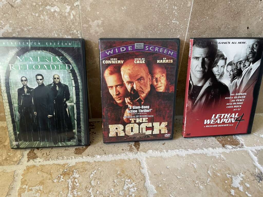 Lethal Weapon 4, The Rock, Matrix Reloaded On DVD
