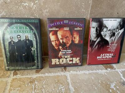 Lethal Weapon 4, The Rock, Matrix Reloaded On DVD