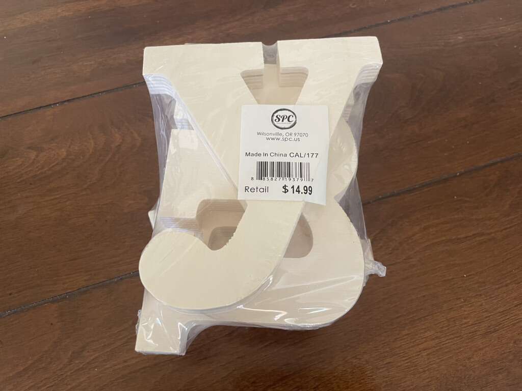 New Wood FAMILY Letters