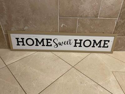 Large Lightweight Home Sweet Home Sign 4 Feet Long