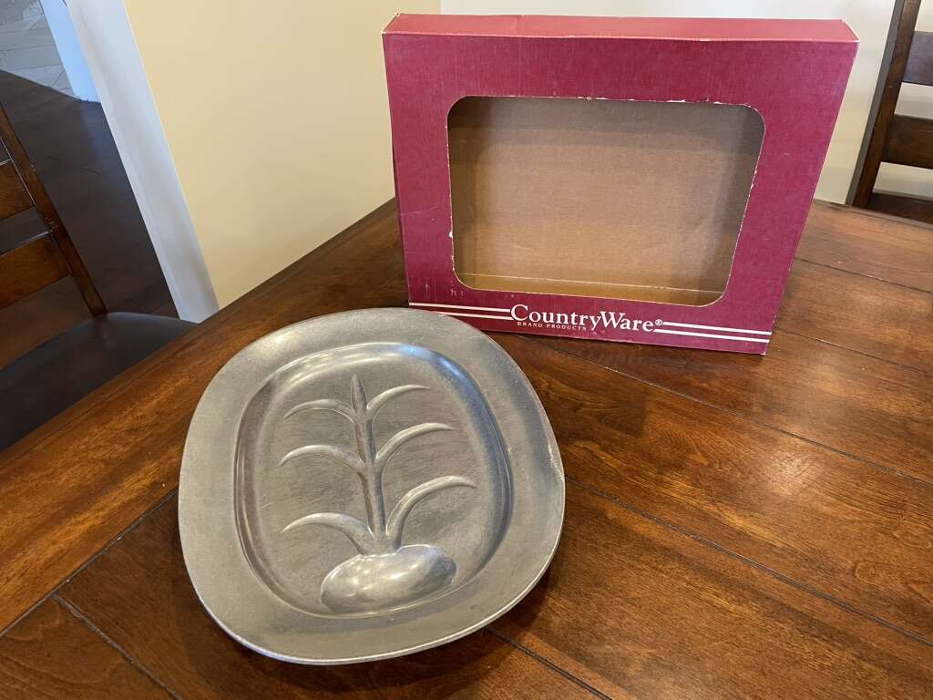 Vintage Wilton Well & Tree Footed Meat Platter