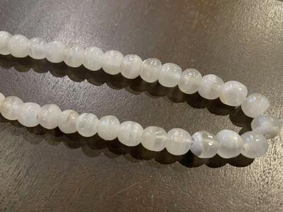 34 1/2 Inch Strand Of 117 Vintage 9mm Moonstones