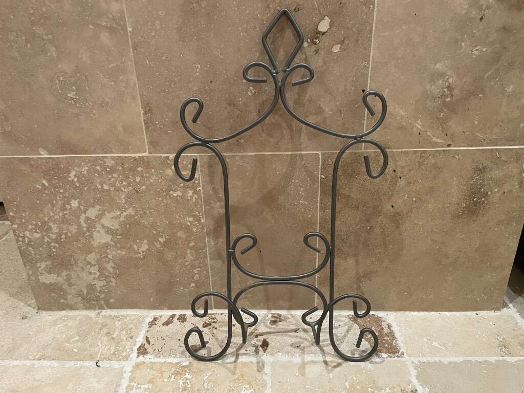 Metal Wall Hanging Plate Rack Or Easel