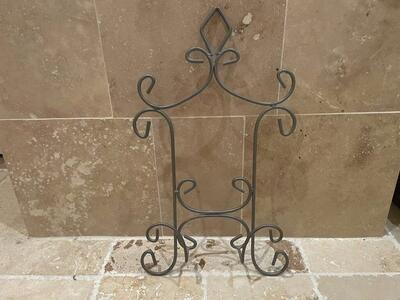 Metal Wall Hanging Plate Rack Or Easel
