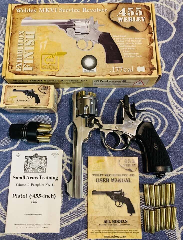Webley MKVI Silver Pistol