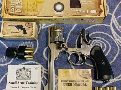 Webley MKVI Silver Pistol