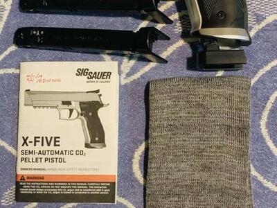 SigSauer X-5 CO2 Pistol