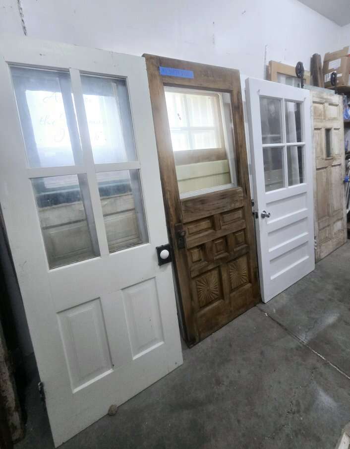 OLD VINTAGE and ANTIQUE WINDOW DOORS