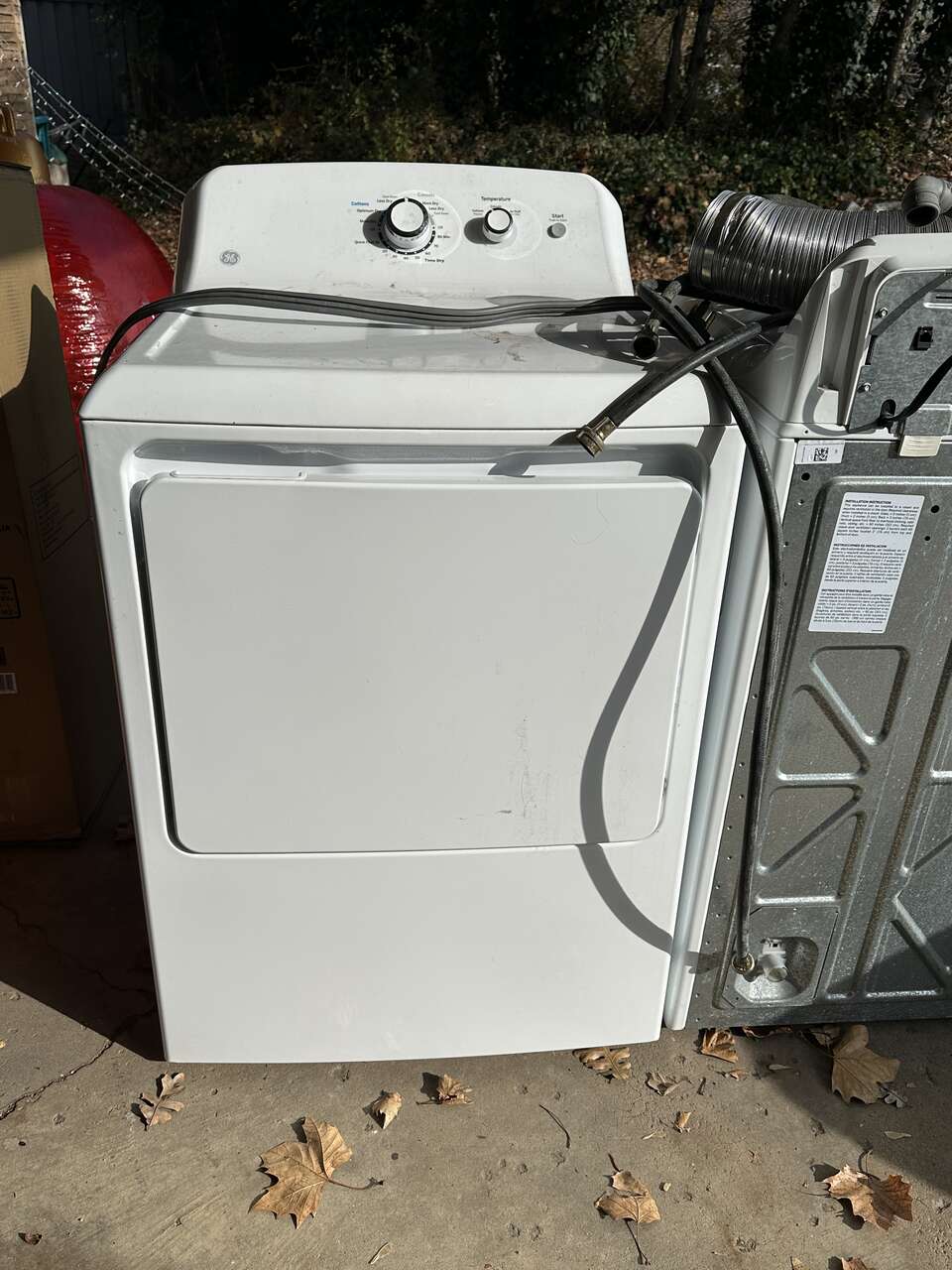 GE Washer and Dryer Set Appliances