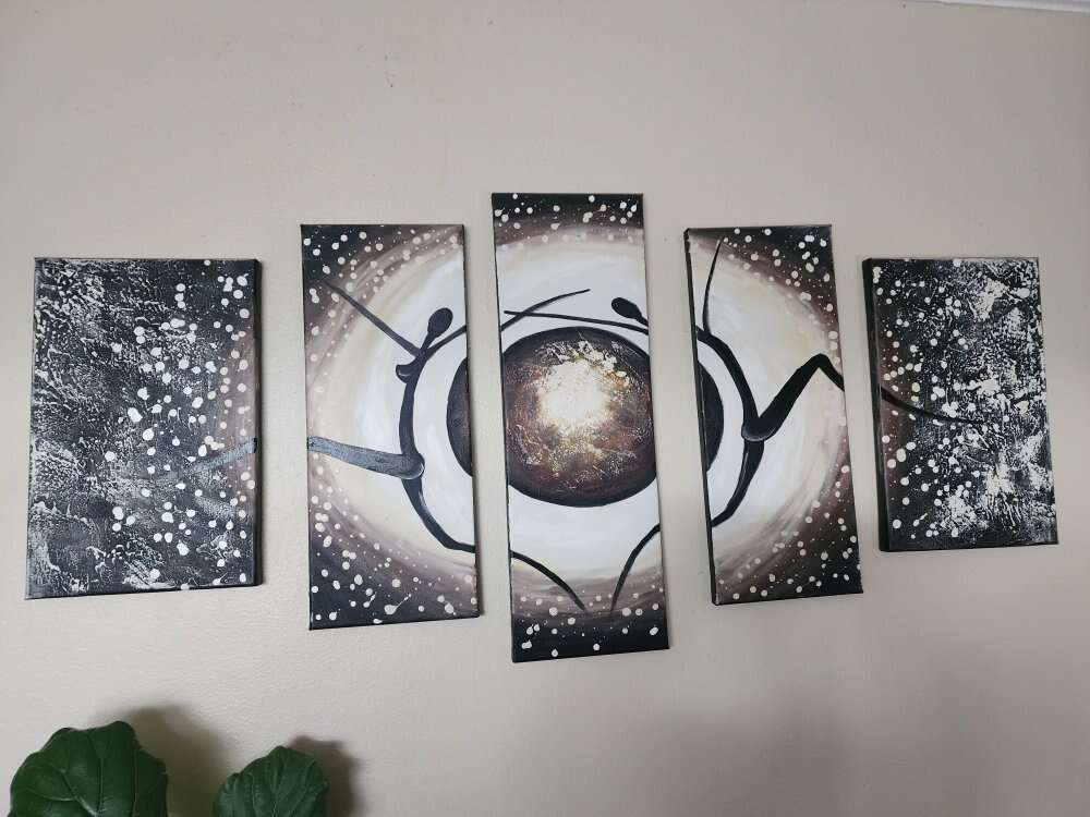 Original painting 24x 43(if hung together)