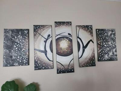 Original painting 24x 43(if hung together)