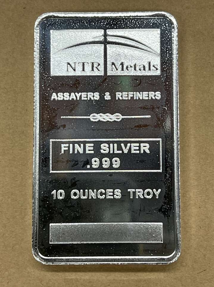 10oz Silver Bar .999