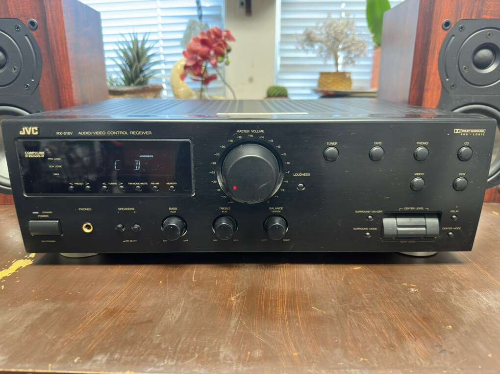 Vintage JVC RX-518VBK Stereo Receiver